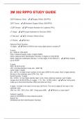 3M 302 RPPO STUDY GUIDE QUESTIONS WITH ALL CORRECT ANSWERS&excl;&excl;