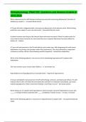 Pathophysiology PRACTICE Questions and Answers Graded A&plus; 2025&sol;2026