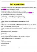 ACLS Heartcode Exam Questions and Complete Solutions&lpar;2025&sol;2026&rpar;