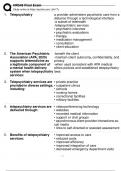 The NR548 Final Exam Study Guide 