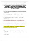 MN552 FINAL ADVANCED HEALTH ASSESSMENT  MIDTERM REVIEW EXAM 2025&vert; BRAND NEW ACTUAL  EXAM WITH 100&percnt; VERIFIED QUESTIONS AND  CORRECT SOLUTIONS&vert; GUARANTEED VALUE PACK&vert;  ACE YOUR GRADES&period;