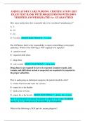 AMBULATORY CARE NURSING CERTIFICATION 2025 EXAM TEST BANK WITH 300 QUESTIONS WITH 100&percnt; VERIFIED ANSWERS&vert; RATED A&plus; GUARANTEED
