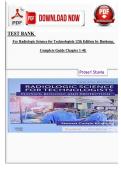 Test Bank For Radiologic Science for Technologists 12th Edition by Bushong&comma; Complete Guide Chapter 1-40&period;