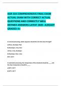 AGR 324 COMPREHENSIVE FINAL EXAM ACTUAL EXAM WITH CORRECT ACTUAL QUESTIONS AND CORRECTLY WELL DEFINED ANSWERS LATEST 2025  ALREADY GRADED A&plus; 