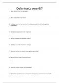 oefentoets OWE 6&7
