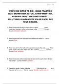 WGU C190 INTRO TO BIO - EXAM PRACTICE 2025&vert; BRAND NEW ACTUAL EXAM WITH 100&percnt;  VERIFIED QUESTIONS AND CORRECT  SOLUTIONS&vert; GUARANTEED VALUE PACK&vert; ACE  YOUR GRADES&period;