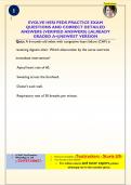 EVOLVE HESI PEDS PRACTICE EXAM  QUESTIONS AND CORRECT DETAILED  ANSWERS &lpar;VERIFIED ANSWERS&rpar; &vert;&vert;ALREADY  GRADED A&plus;&vert;&vert;NEWEST VERSION