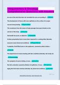 Integumentary & Oncology Comprehensive Questions with Answers