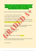 Astro 1 PSU Final Exam Prep Test Bank Latest 2025 With 430 Exam Practice Questions And Correct Verified Answers&sol; PSU Astro 1 Exam Prep Questions Bank&sol; Astronomy