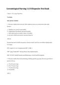 Gerontological Nursing &ndash; Gerontological Nursing &lpar;11th Edition&rpar; by Charlotte Eliopoulos Test Bank Exam Questions