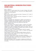 NGN MATERNAL NEWBORN PROCTORED EXAM 2 2024