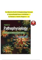 EST BANK For Porth-s Pathophysiology Concepts of Altered Health States 11th Edition by Tommie L&period; Norris