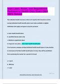 Iowa Laws&comma; Rules&comma; and Regulations  Pertinent to Health Only Exam Q&A  100&percnt; Solved