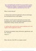 WGU C954 INFORMATION TECHNOLOGY MANAGEMENT LATEST EXAM 2024-2025 COMPLETE ACTUAL QUESTIONS AND CORRECT ANSWERS &lpar;100&percnt; CORRECT VERIFIED SOLUTIONS&rpar; NEWEST UPDATED VERSION &vert;GUARANTEED PASS&period; WGU C954