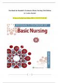 Test Bank for Rosdahl's Textbook of Basic Nursing 12th Edition by Caroline Rosdahl&period; All Answers Provided&vert; Latest Edition&vert; ISBN-13- 978-1975171339&vert; 2025