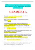 AEST Associate of Agriculture Industry Certification&period; Study Guide 2025- 2026&period; Questions with 100&percnt; Correct and Verified Answers&period;  GRADED A&plus;&period;