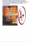 Test Bank for Medical-Surgical Nursing&colon; Concepts for Interprofessional Collaborative Care 9th edition by Donna D&period; Ignatavicius ISBN&colon; 9780323444194&comma; Chapter 1 - 74 Complete Guide&period;