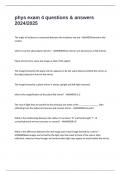 phys exam 4 questions & answers 2024&sol;2025