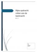 Rijke Opdracht 1&period;2 reflectieve leerkracht &lpar; de 6 rollen van de leerkracht&rpar; cijfer&colon; 6&comma;8