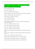 Texas TCEQ Installer II practice Exam with Complete Solutions