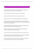 BISC 261 chapter 11&colon; regulation of cellular processes &vert; Questions & Answers &lpar;100 &percnt;Score&rpar;  Latest Updated 2024&sol;2025 Comprehensive Questions A&plus; Graded Answers 