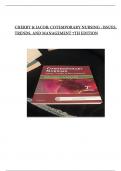 Contemporary Nursing Issues Trends And Management 7th Edition By Cherry And Jacob Test Bank &vert; Comprehensive Companion