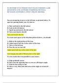 PA MOTORCYCLE PERMIT TEST EXAM &lpar;VERSION A &B&rpar;  QUESTIONS AND ANSWERS &lpar;VERIFIED AND WELL  DETAILED ANSWERS&rpar; LATEST UPDATE 2025&sol;2026