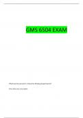 GMS 6504 MODULE 1-3 EXAM 1 QUESTIONS WITH 100&percnt; CORRECT ANSWERS