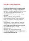 WGU C213 PA & OA Study Guide Exam 2025&sol;2026 Questions With Completed & Verified Solutions&period;