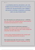CALIFORNIA DENTAL HYGIENE LAW AND ETHICS EXAM NEWEST 2025 ACTUAL EXAM COMPLETE 150 QUESTIONS AND CORRECT DETAILED ANSWERS &lpar;VERIFIED ANSWERS&rpar; &vert;100&percnt; GUARANTEED PASS&excl;&excl;