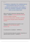 CALIFORNIA CHIROPRACTIC JURISPRUDENCE EXAM NEWEST 2025 ACTUAL EXAM  COMPLETE 150 QUESTIONS AND CORRECT  DETAILED ANSWERS &lpar;VERIFIED ANSWERS&rpar; &vert;100&percnt; GUARANTEED PASS&excl;&excl;