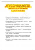 ABFM ITE FINAL EXAM QUESTIONS  WITH VERIFIED CORRECT ANSWERS &vert;&vert;  100&percnt; GUARANTEED PASS&excl;&excl;  <LATEST VERSION> 