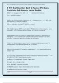 B-747 Oral Question Bank & Review &lpar;PC&rpar; Exam Questions And Answers Latest Update