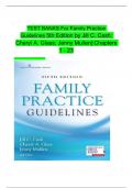 TEST BANKS For Family Practice Guidelines&comma; 5th Edition by Jill C&period; Cash&semi; Cheryl A&period; Glass&comma; Verified Chapters 1 - 23&comma; Complete Newest Version TEST BANKS For Family Practice Guidelines&comma; 5th Edition by Jill C&period; Cash&semi; Cheryl A&period; Glass&comma; Verified Chapters 1 - 23&comma; C