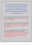 FENCING REFEREE GENERAL RULES EXAM QUESTIONS BANK NEWEST 2025  ACTUAL EXAM COMPLETE 200  QUESTIONS AND CORRECT DETAILED  ANSWERS &lpar;VERIFIED ANSWERS&rpar; &vert;100&percnt;  GUARANTEED PASS&excl;&excl;