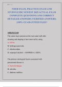 NDEB EXAM&comma; PRACTICE EXAM AND  STUDYGUIDE NEWEST 2025 ACTUAL EXAM  COMPLETE QUESTIONS AND CORRECT  DETAILED ANSWERS &lpar;VERIFIED ANSWERS&rpar; &vert;100&percnt; GUARANTEED PASS&excl;&excl;