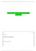 HAZMAT FRO REVIEW QUESTIONS WITH 100&percnt; CORRECT ANSWERS