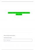 HAZMAT MODULE 4 QUESTIONS WITH 100&percnt; CORRECT ANSWERS