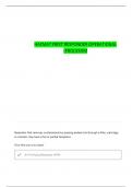 HAZMAT DECON FRA AND FRO QUESTIONS WITH 100&percnt; CORRECT ANSWERS