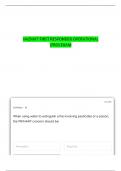 HAZMAT AWARENESS AND OPERATIONS STUDY GUIDE QUESTIONS WITH 100&percnt; CORRECT ANSWERS