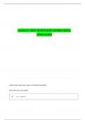 HAZMAT FRO QUESTIONS WITH 100&percnt; CORRECT ANSWERS
