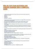 HESI RN EXIT EXAM QUESTIONS AND VERIFIED ANSWERS 2024 &vert; COMPLETE GUIDE