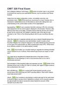 CMIT 320 FINAL EXAM  QUESTIONS AND VERIFIED ANSWERS FOR THE LATEST UPDATE &sol; ALREADY GRADED A&plus;