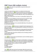 CMIT Exam &lpar;200 multiple choice&rpar; Questions and answers