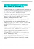 MIDTERM CVCC EXAM QUESTIONS AND ANSWERS &lpar;GRADED A&plus;&rpar;