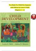 Test Bank For Child Development { 10th Edition }By Laura E. Berk | All Chapters 1 to 15 | Newest Edition
