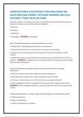 CERTIFIED PUBLIC ACCOUNTANT &lbrace;CPA&rcub; REAL EXAM 300 QUESTIONS AND CORRECT DETAILED ANSWERS 2025&sol;&sol;ALL YOU NEED T PASS YOUR CPA EXAM 
