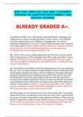 AHIP FINAL EXAM TEST 2025-2026&period; 5 DIFFERENT VERSIONS 500 QUESTIONS WITH CORRECT AND VERIFIED ANSWERS&period;  ALREADY GRADED A&plus;&period;