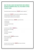 BEC CPA REAL EXAM 250 QUESTIONS AND CORRECT DETAILED ANSWERS 2025&sol;&sol; ALL YOU NEDD TO PASS CPA BEC EXAM