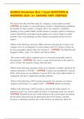 GLOBUS Simulation Quiz 1 Exam QUESTIONS &  ANSWERS 2024 &lpar; A&plus; GRADED 100&percnt; VERIFIED&rpar;